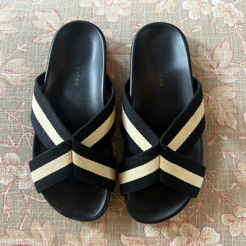 Jenni Kayne Women’s Cotton Crossover Sandal